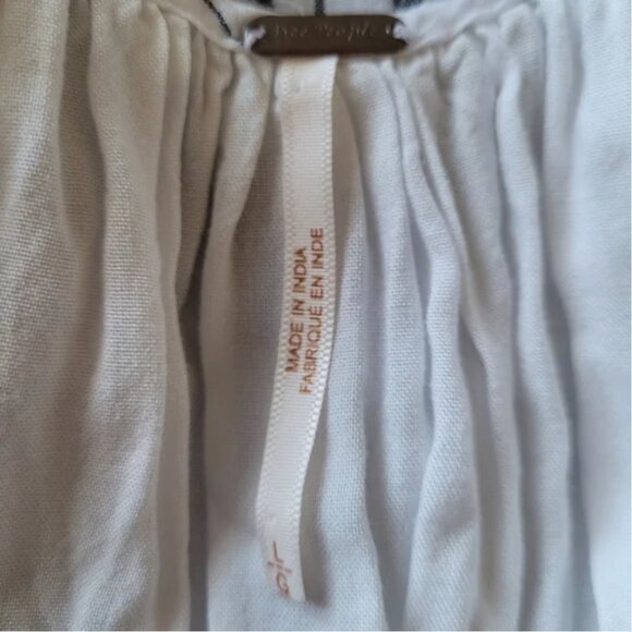 Free People Janie Embroidered Maxi Dress size L - Picture 5 of 7